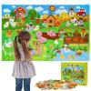 Dr.Rapeti Farm Animals Felt Story Board Set 41PCS Preschool Farmhouse Barnyard Theme Busy Board Story Set Storytelling Early Learning Interactive Play Kit Wall Hanging for Toddlers Kids Children 4+ view 1