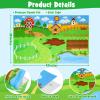 Dr.Rapeti Farm Animals Felt Story Board Set 41PCS Preschool Farmhouse Barnyard Theme Busy Board Story Set Storytelling Early Learning Interactive Play Kit Wall Hanging for Toddlers Kids Children 4+ view 2