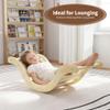 doowroodni Pikler Triangle Set 7in1 Toddler Climbing Toys Indoor Foldable Baby Climbing Toys Wooden Montessori Climbing Set with Arch, Ramp, Ladder for 1-3 Years, Jungle Gym for Kids (Natural) view 2