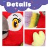 Cuteoy Talking Parrot Repeat What You Say Musical Stuffed Animal Shaking Singing Plush Toy Electric Interactive Animated Plushies for Kids Girls Boys Birthday view 3