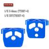 RCMYou RC Aluminum Motor Mounts Upgrades Part for 1/6 XRT(78097-4) 1/5 X-Maxx (77097-4),Motor Heatsink Mount Motor Plate #7760-GRN,Navy Blue view 2