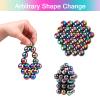 BBfancy 27Pcs Magnet Rainbow Ball Fidget Toy, DIY Hematite Stones Toys for Adults, Science Kit for Anxiety Relief, Magnetic Rattle Snake Birthday Gift Filler Stuffer Party Favors view 2