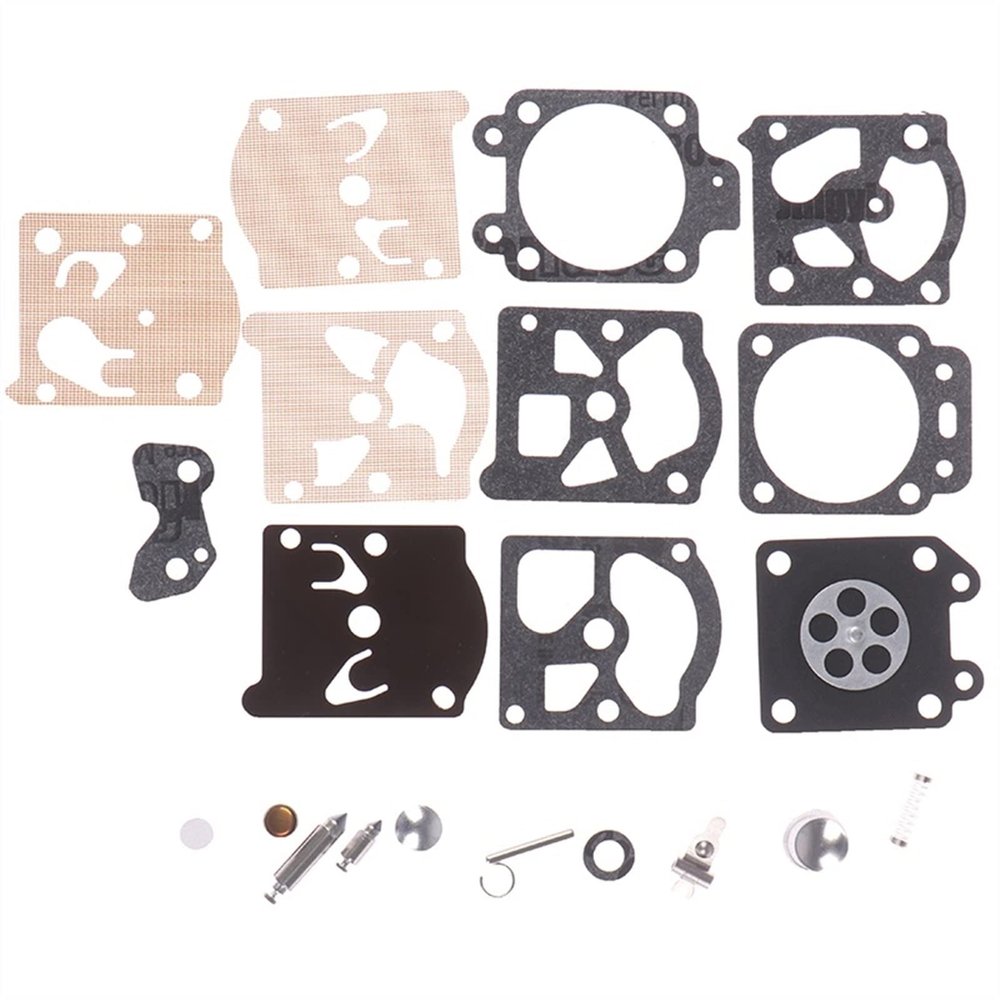 Carb Carburetor Diaphragm Gasket Needle Repair Kit Chainsaw for K20-WAT Replacement Parts(1 set)