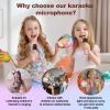 Mini Karaoke Machine with 2 Wireless Microphones, Karaoke Machine for Kids Adults, Singing Toys for Ages 3, 4, 5, 6, 7, 8 +, Best Gift for Birthday, Party, Christmas | Karaoke Machine for Girls view 2