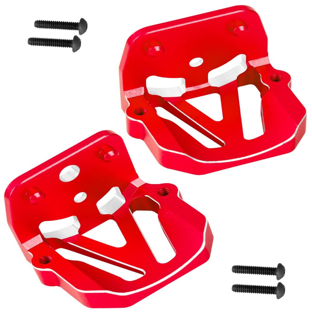 RCMYou RC Aluminum Motor Mounts Upgrades Part for 1/6 XRT(78097-4) 1/5 X-Maxx (77097-4),Motor Heatsink Mount Motor Plate #7760-GRN,Red