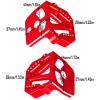 RCMYou RC Aluminum Motor Mounts Upgrades Part for 1/6 XRT(78097-4) 1/5 X-Maxx (77097-4),Motor Heatsink Mount Motor Plate #7760-GRN,Red view 3