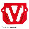 RCMYou RC Aluminum Motor Mounts Upgrades Part for 1/6 XRT(78097-4) 1/5 X-Maxx (77097-4),Motor Heatsink Mount Motor Plate #7760-GRN,Red view 4
