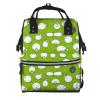 Qozbom Funny Sheep Doing Yoga Print Diaper Backpack Large Capacity Baby Bag Multifunction Travel Pack Maternity Baby Changing Bags view 1