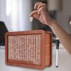 Cash Vault Wooden Savings Box, 3000 Cashbox Saving, Cash Savings Challenge Box, Wooden Money Box, Cash Saver Box for Cash for Adults, Money Box for Cash Gift with Target Numbers (3000 Dollar) view 1