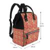 Qozbom Strawberry Print Diaper Backpack Large Capacity Baby Bag Multifunction Travel Pack Maternity Baby Changing Bags view 2