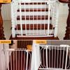 GOCHUSX Pet Dog Gate, Extra Wide Safety Automatically Close Door, Expandable Indoor Barrier for Stairs Room Dividers, 74-265.9cm(White,146~157.9cm) view 4