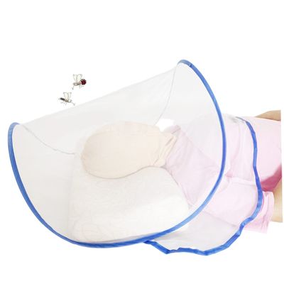 OnIUeZky Portable Mosquito Head Net Mini Foldable Mosquito Net Up Travel Mosquito Net for Bed.