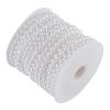 25M Cotton Line Beads - Pearl Beads Garland Spool Rope - Double Cotton Line Imitation Half Round Beads Chain Garland for Wedding Garland Christmas Party Decoration (Pure White) view 1