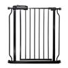 GOCHUSX Pet Dog Gate, Extra Wide Safety Automatically Close Door, Expandable Indoor Barrier for Stairs Room Dividers, 74-265.9cm(Black,74~85.9cm) view 1