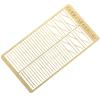 1:72 Perforated Second Gear Railing Post Thickness 0.4mm Brass Etched Sheet Baluster Etching Handrail for Simulation Model(2 Hole) view 3