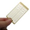 1:72 Perforated Second Gear Railing Post Thickness 0.4mm Brass Etched Sheet Baluster Etching Handrail for Simulation Model(2 Hole) view 4