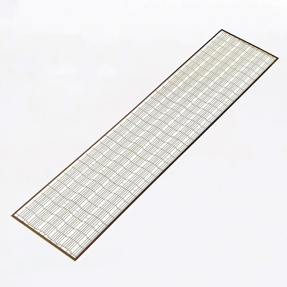 Model Marine 1:200 Ratio Brass Etched Railing Length 290mm Height 6mm Mini Balustrade Baluster Parts for Simulation RC Boat