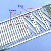 Model Boat 1/25 Scale Brass Photo-Etched Railings for RC Ship Model PE Metal Upgrade Parts for Naval Vessels view 3