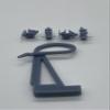 Greenhills Grey Fuel Bracket & Hose + 4 x Vice's for Scalextric Pit Stop - NEW - GP70 view 1