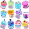 Crunchy Slime Set 12 Packed for Kids,Super Soft and Non-Sticky Stress Relief Clear Slime Kit Toy,DIY Butter Slime Party Favor for Girls & Boys Goodie Bags Stuffers Totally 19OZ/540ML view 1