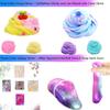 Crunchy Slime Set 12 Packed for Kids,Super Soft and Non-Sticky Stress Relief Clear Slime Kit Toy,DIY Butter Slime Party Favor for Girls & Boys Goodie Bags Stuffers Totally 19OZ/540ML view 4