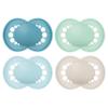 MAM Original Matte Baby Pacifiers, Binky for 16+ Months, BPA-Free Silicone Nipple, Easy to Clean, Best for Breastfed Babies, Developed with Medical Experts, 4 Count Binkies view 1