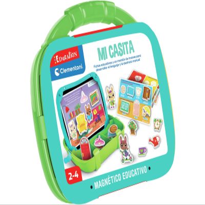 Clementoni - My Casa Magnetic Briefcase - Educational Game with Montessori Focus for Children - Learn Rooms, Objects and Furniture - Includes Educational Booklet - Ages 2-55570