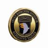 101st Airborne Division Screaming Eagles US Military Commemorative Gold Coin view 1