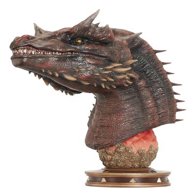 Diamond Select Toys House of The Dragon: Legends in 3-D Caraxes 12 Resin Bust