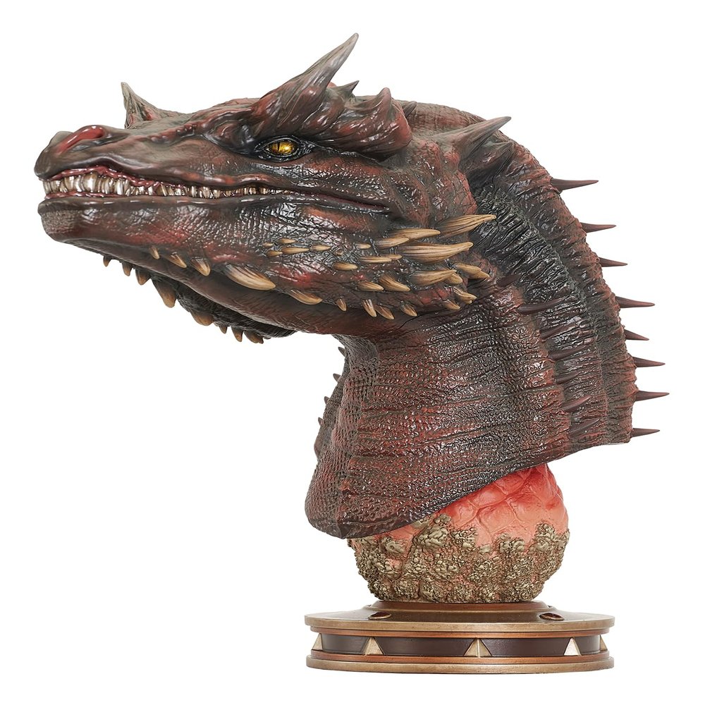 Diamond Select Toys House of The Dragon: Legends in 3-D Caraxes 12 Resin Bust