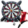 10FT Inflatable Soccer Dart Board for Adults Family, Giant Inflatable Games Inflatable Carnival Outdoor Games Soccer Field with 8pcs Balls, Lawn Kick Darts for Yard Backyard, Commercial Quality view 1