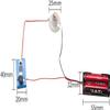 1Pc Circuit Material Electrical Circuit Experiment Kit, Small Bulb Lights Up Kit Basic Physic Science Playset Science view 2