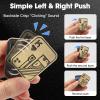 JUDIXY Fidget Slider, Metal Poker Push Card, Fidget Clicker, Fidget Toys for Adults, Relieve Stress Anxiety ADHD, Gift for Boyfriend, Husband and Father (Gold K) view 3