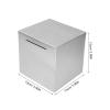 LALAFINA Stainless Steel Piggy Bank for Saving Unbreakable Money Box for Adults Secure Deposit Box for Cash Savings for Birthdays and Festivals view 2