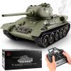 BESTYMXY RC Tanks Henglong Russian T-34/85 Medium Tank, 1: 16 2.4ghz Tank Model That Shoots with Sound & Light for Ages 14+ view 1