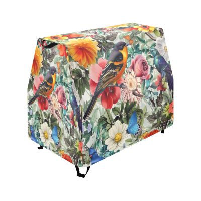 Wajiw Flower and Bird Water Table Cover for Step2 Rain Showers Splash Pond Water Table Waterproof Anti-UV Dust Proof Outdoor Toys Cover-Cover only