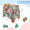 Wajiw Flower and Bird Water Table Cover for Step2 Rain Showers Splash Pond Water Table Waterproof Anti-UV Dust Proof Outdoor Toys Cover-Cover only view 3