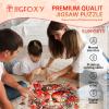 Jigfoxy Wooden Puzzles for Adults, Cardinal Wood Puzzle for Adults, Unique Animal-Shaped Wooden Jigsaw Puzzle, Christmas Thanksgiving Gifts for Family and Friends (XL-17.3 * 17.2in-560 pcs) view 3