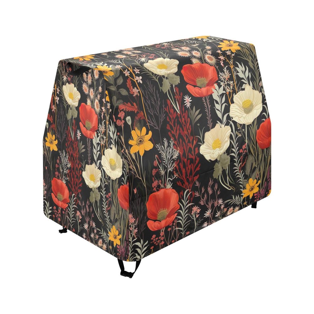 Wajiw Flowers Water Table Cover for Step2 Rain Showers Splash Pond Water Table Waterproof Anti-UV Dust Proof Outdoor Toys Cover-Cover only