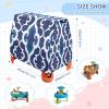 Wajiw Geometric Pattern Water Table Cover for Step2 Rain Showers Splash Pond Water Table Waterproof Anti-UV Dust Proof Outdoor Toys Cover-Cover only view 3