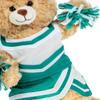 Plush Gear Green and White Cheerleader Uniform for 1418 Inch Stuffed Animals Pom Pom Outfit for Teddy Bears, Plush Dolls, or Soft Toys Cheer Spirit Costume for Dress-Up, Gifting, Birthday Parties view 2