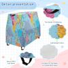Wajiw Map Water Table Cover for Step2 Rain Showers Splash Pond Water Table Waterproof Anti-UV Dust Proof Outdoor Toys Cover-Cover only view 4