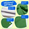 2 Pack Swingset Replacement Tarp Playground Wooden Sunshade Canopy Waterproof UV Protection Cover Playground Roof, 52" x 90" (Color Set 1) view 3