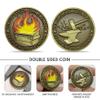 10 Pcs Dumpster Fire Challenge Coin Bulk, Mini Dumpster Fire Coin Medallion, Humorous Office Desk Accessories, Inspirational Coins for Employee Appreciation Gifts, Funny Office Gifts for Coworker Team view 4