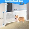 14" H Short Dog Gate - Pet Gates Puppy Gate, Mesh Retractable Step Over Pet Fence, Expands Up to 59" Indoor/Outdoor, Small Dog Gates for Doorways & Stairs view 3