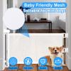 14" H Short Dog Gate - Pet Gates Puppy Gate, Mesh Retractable Step Over Pet Fence, Expands Up to 59" Indoor/Outdoor, Small Dog Gates for Doorways & Stairs view 4
