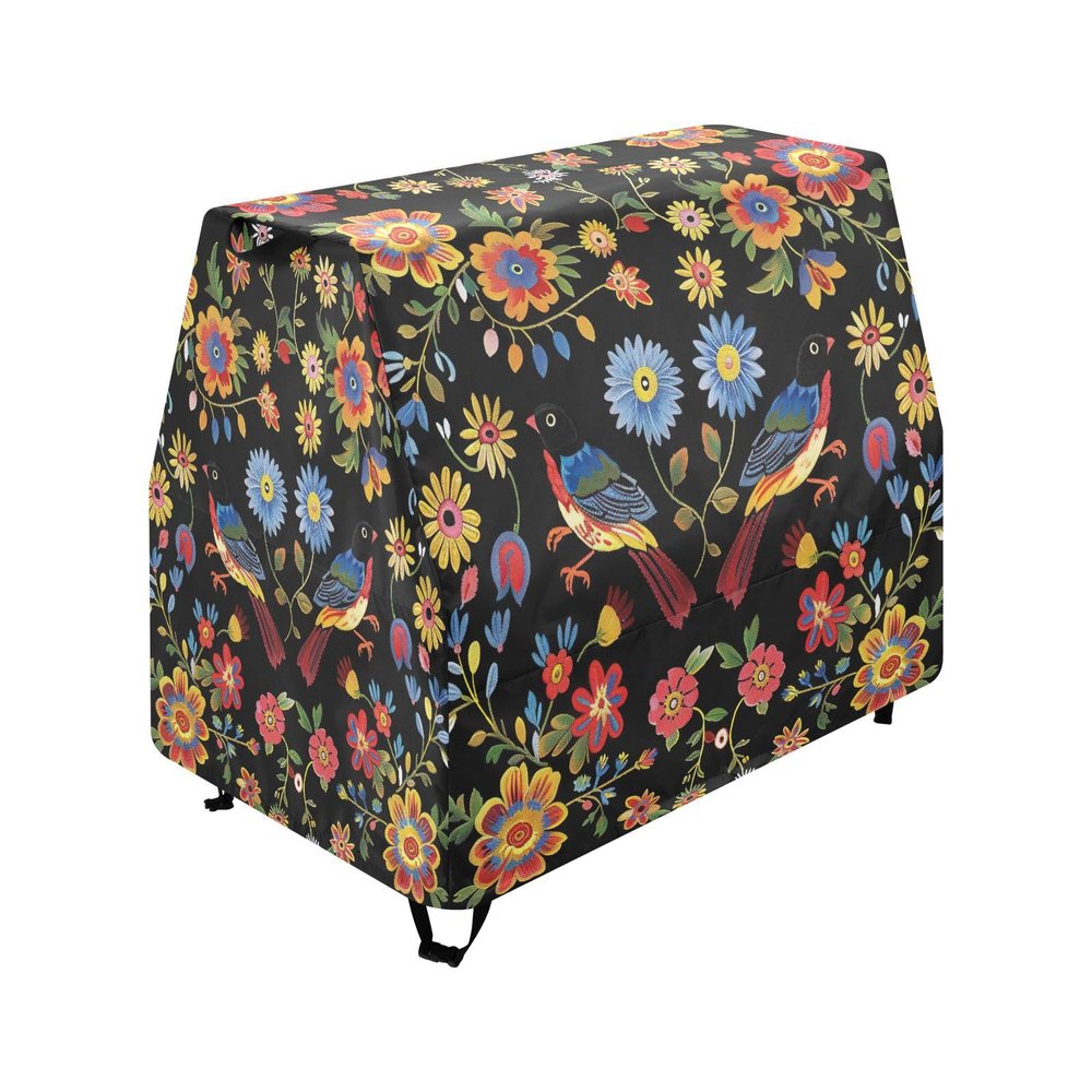 Wajiw Flower and Bird Water Table Cover for Step2 Rain Showers Splash Pond Water Table Waterproof Anti-UV Dust Proof Outdoor Toys Cover-Cover only
