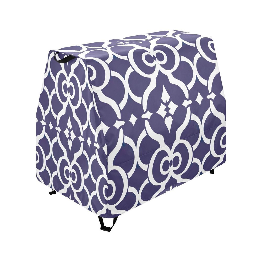 Wajiw Geometric Pattern Water Table Cover for Step2 Rain Showers Splash Pond Water Table Waterproof Anti-UV Dust Proof Outdoor Toys Cover-Cover only