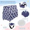 Wajiw Geometric Pattern Water Table Cover for Step2 Rain Showers Splash Pond Water Table Waterproof Anti-UV Dust Proof Outdoor Toys Cover-Cover only view 4