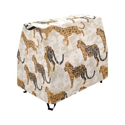 Wajiw Leopard Water Table Cover for Step2 Rain Showers Splash Pond Water Table Waterproof Anti-UV Dust Proof Outdoor Toys Cover-Cover only